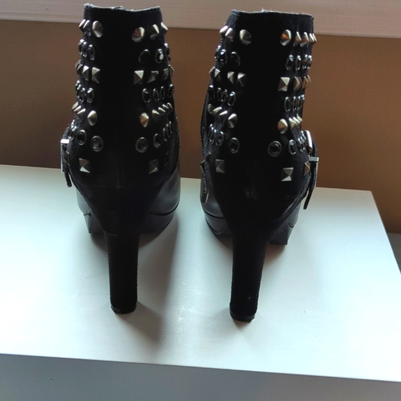 BCBGeneration BG-Sparta Women's Embellished Leather & Suede Boot - Picture 3 of 9